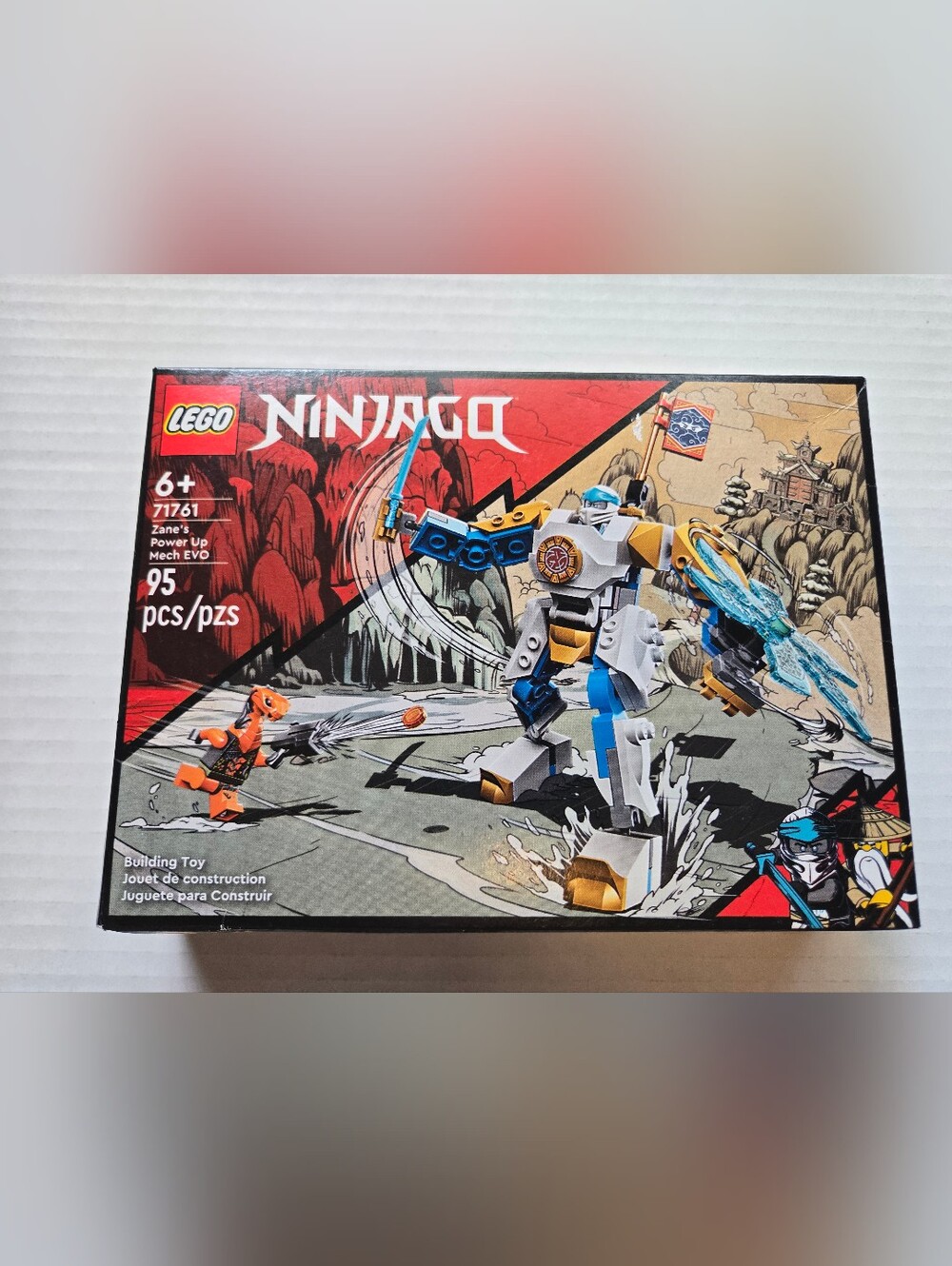 Lego Ninjago 71761 Zane's Power Up Mech Evo Set NIB